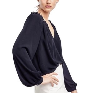 Ann Taylor women’s long sleeve black top size L GUC